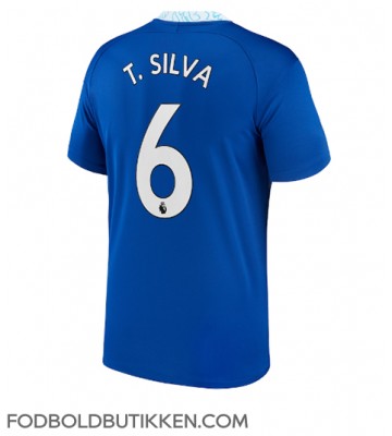 Chelsea Thiago Silva #6 Hjemmebanetrøje 2022-23 Kortærmet